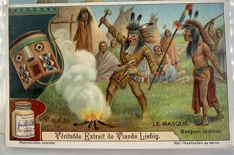 1912 “Le Masque” Liebig Bouillon Antique Trade Card Set