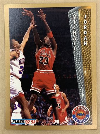 1992 Fleer Michael Jordan 238 Basketball Trade Card