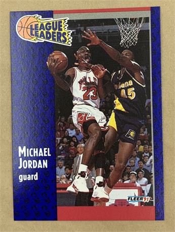 1991 Fleer Michael Jordan 220 Basketball Trade Card