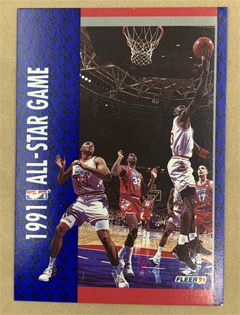 1991 Fleer Michael Jordan 238 Basketball Trade Card
