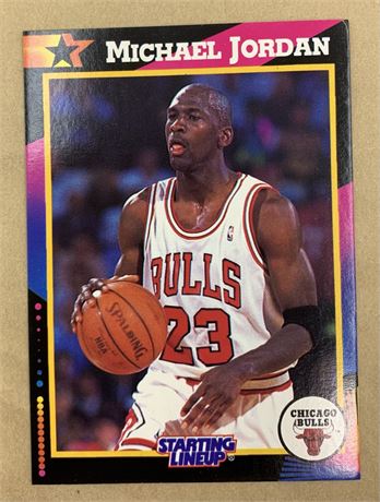 1992 Kenner Michael Jordan 23 Basketball Trade Card