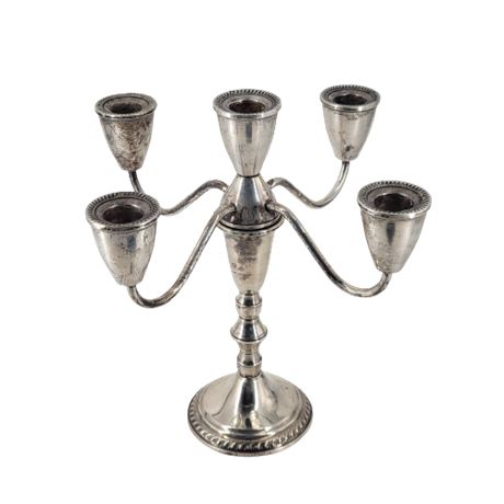 Weighted Sterling Silver Candelabra