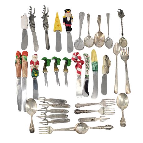 Large Vintage Flatware Lot
