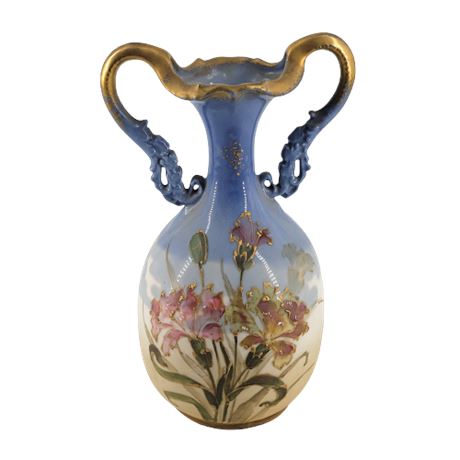 Vintage Turn Teplitz Bohemia Flower Vase