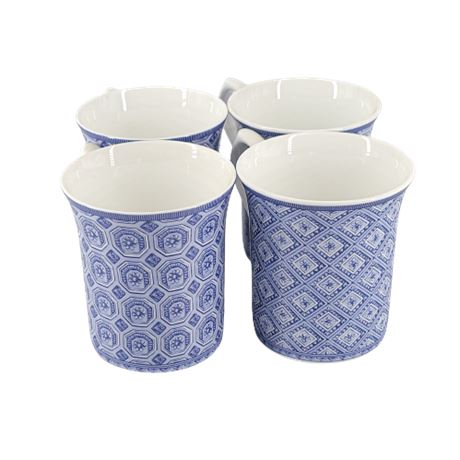Queen's Blue Story Classical Tea Cups