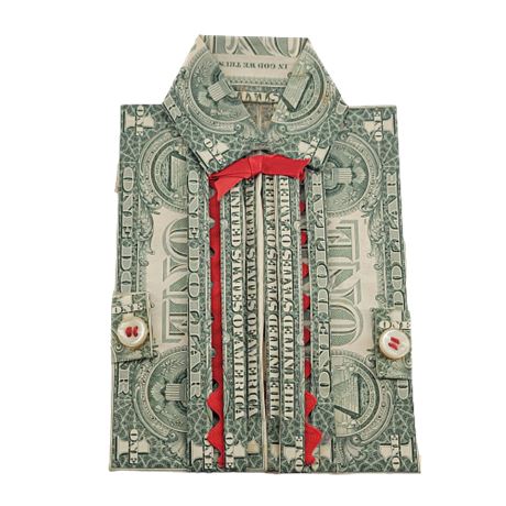Dollar Origami Shirt