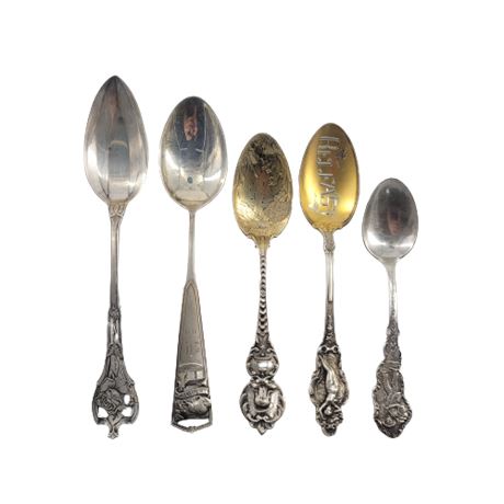 Sterling Silver Spoon Lot