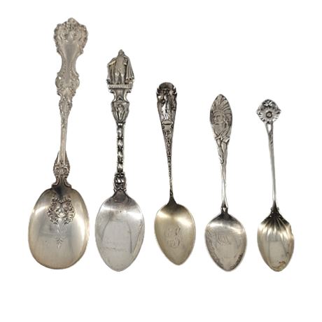 Sterling Silver Spoon Lot