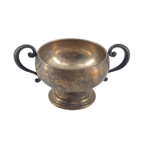 Sterling Silver Double Handled Sugar Bowl
