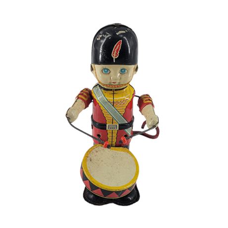 Line Mar Toys Windup Little Soldier Drummer Boy