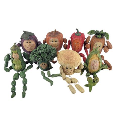 Decorative Vegetable People Figures