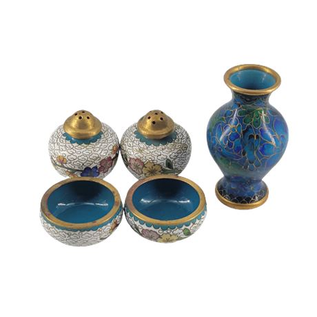 Miniature Salt & Pepper Shakers / Salts Bowls / Vase