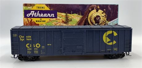 Athearn HO Scale C & O Blue #480173 Train Car