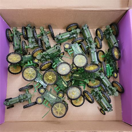 John Deere Tractor Christmas Tree Ornament Lot