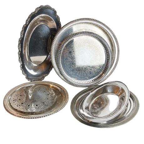 Vintage & Antique Silverplate Lot