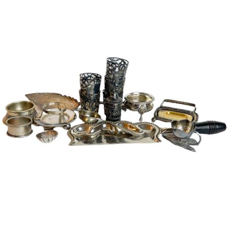 Vintage & Antique Silverplate Lot