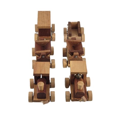 Original Loquai Holzkunst Wood Train Pull Toys