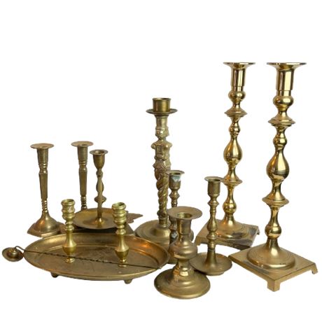 Brass Candlestick Collection