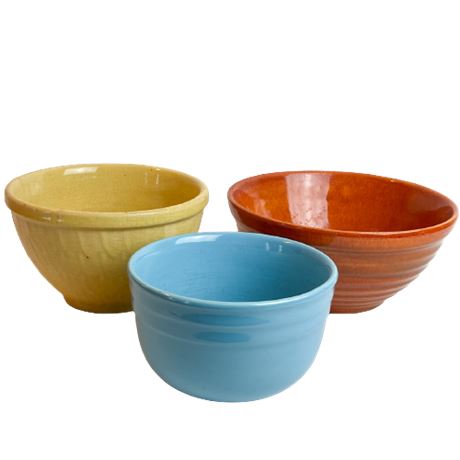 Ceramic & Pottery Mixing Bowl Lot