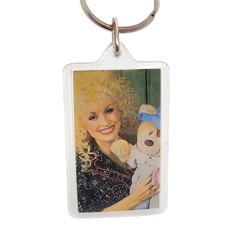 Vintage Dolly Parton Dollywood Keychain
