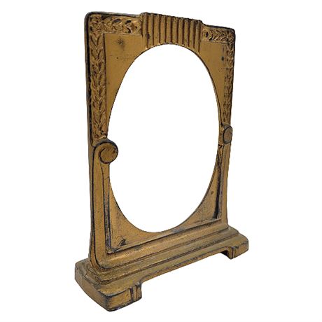 Art Deco Miniature Tabletop Metal Frame