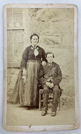 8 1860s era Couples Carte de Visite Photographs, Scotland