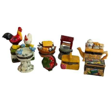 Decorative Miniature Limoges Style Boxes