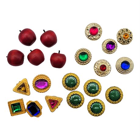 Vintage Button Covers Lot