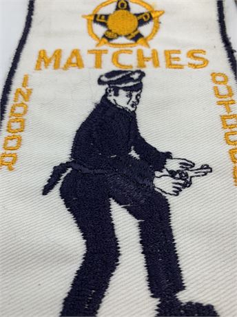 Large 8” Lodge No 25 NOS Police Indoor/Outdoor Shooting Match Patch