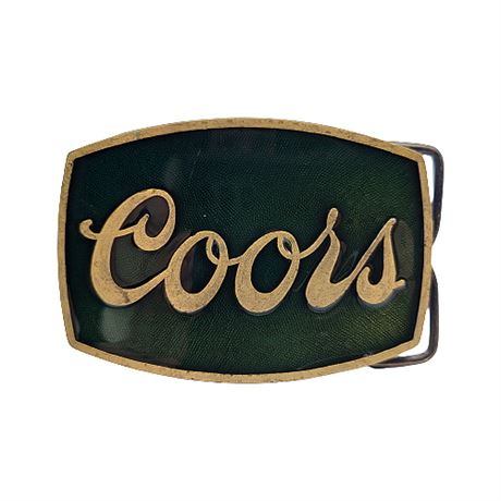 Vintage Coors Belt Buckle