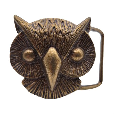 Vintage Owl Belt Buckle