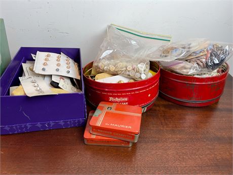 Button & Sewing Lot