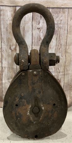 Antique Nautical Great Lakes Big Ship Heavy Duty Lifeboat Pulley