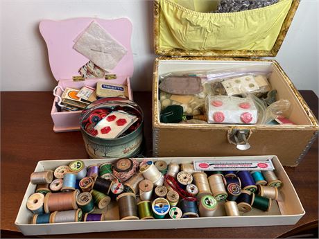 Button & Sewing Lot