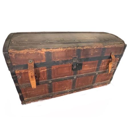 Antique Humpback Trunk
