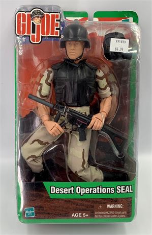 NOS 2003 Hasbro GI Joe Desert Operations Seal Soldier Action Figure