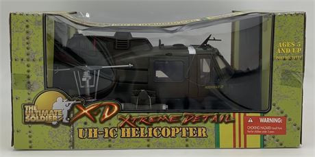 NOS 2000 UH-1C Helicopter 1:18 Scale Military Vietnam Ultimate Soldier Toy