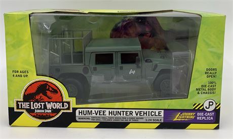 NOS Jurassic Park Hum-Vee Hunter 1/24 scale Die-Cast Model