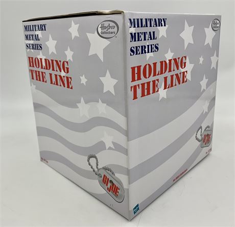 NOS Hasbro GI Joe No 57736 Holding the Line Military Metal Series Statue