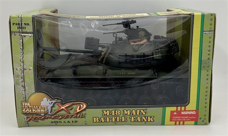 NOS 2000 M48 Main Battle Tank 1:18 Scale USMC Military Toy