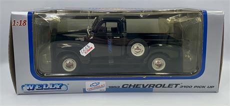 NOS 1953 Chevrolet 3100 Pick Up Truck Die-Cast 1/18 scale Model