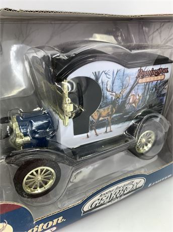 NOS 1912 Ford Remington Country Gearbox Toy Car Coin Bank