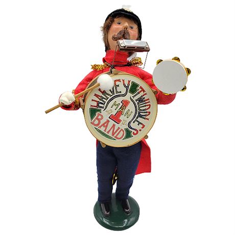 1997 Byers' Choice "The Carolers" Harvey Twiddle's 1-Man Band