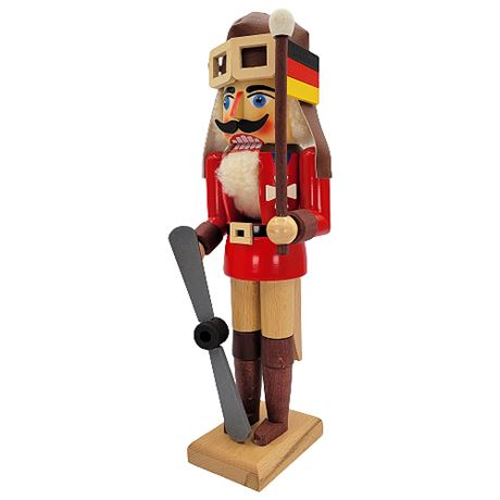Erzgebirgische Volkskunst German Aviator Nutcracker