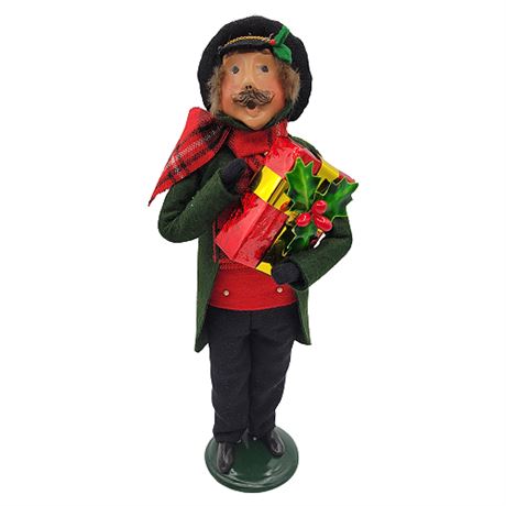 1990 Byers' Choice "The Carolers" Man w/ Gifts