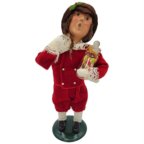 1997 Byers' Choice "The Carolers" Boy w/ Candy