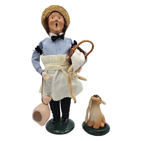 1995 Byers' Choice "The Carolers" Cries of London: Butcher & Dog