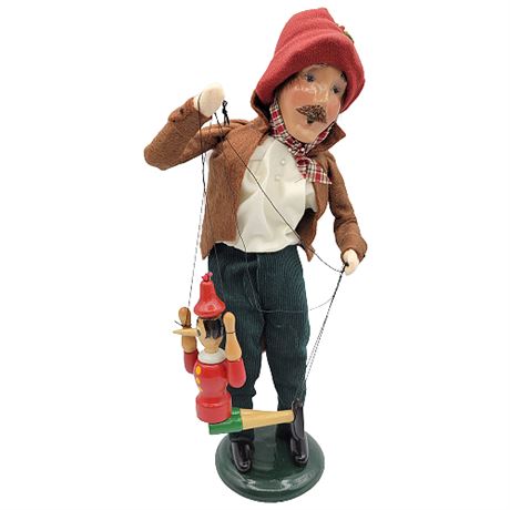 1996 Byers' Choice "The Carolers" Puppeteer w/ Pinocchio