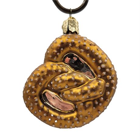 Inge-Glas for Old World Christmas Salted Pretzel Glass Ornament