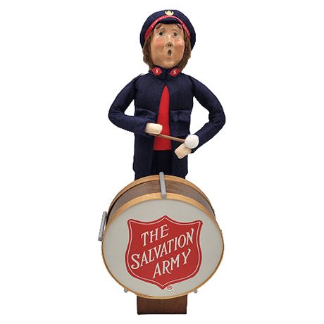 1996 Byers' Choice "The Carolers" Salvation Army: Man w/ Drum